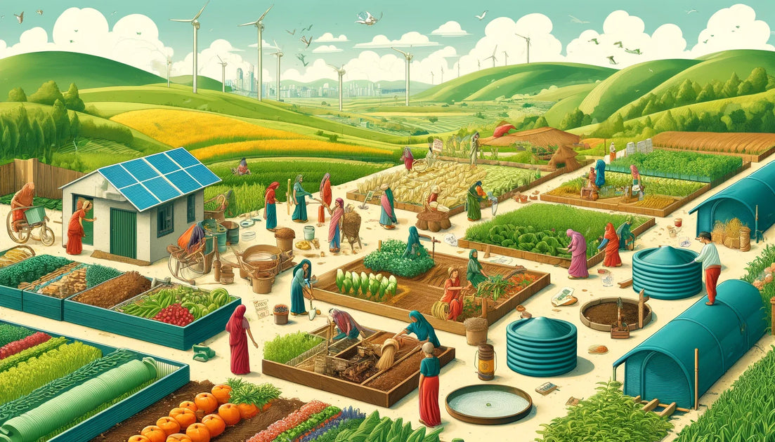 Women farmers practising sustainable agriculture in rural Maharashtra