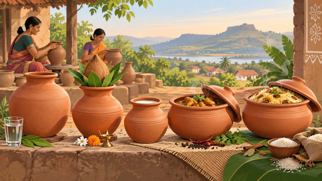 Water Jar, Kalash Tambya, or Handi? A Guide to SANKET's Terracotta Kitchen Range