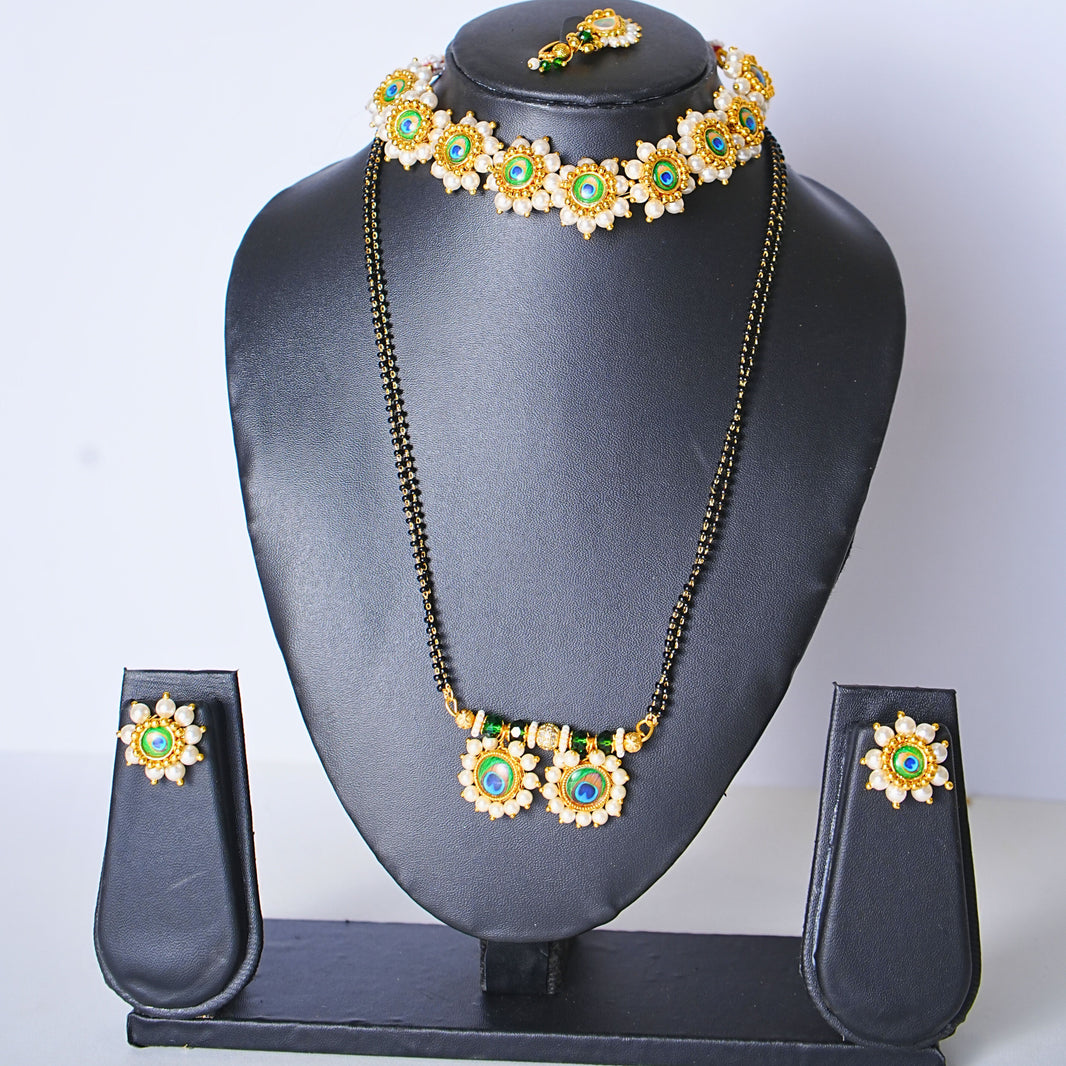 EKTA HANDMADE JEWELLERY, Morpis Har, Artificial Jewellery, Ekta Gram Sangh, Environment Friendly, Handmade Jwellery, Pack of 1 Piece