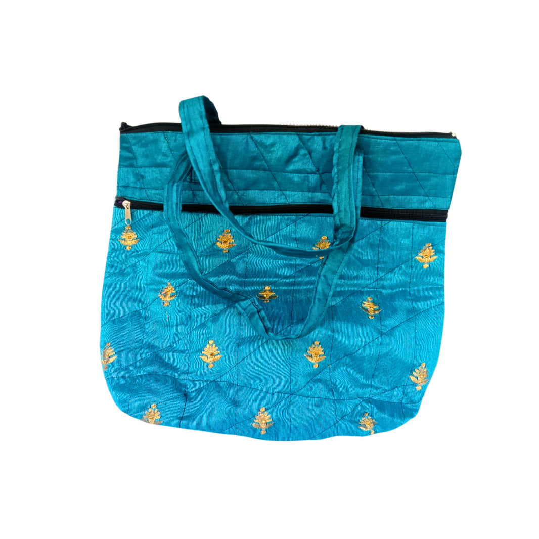 MAULI Purse, Medium Sized, Chintamani Gold Colour, Handmade by Mauli SHG, Eco-friendly and Washable, Pack Of 1 no