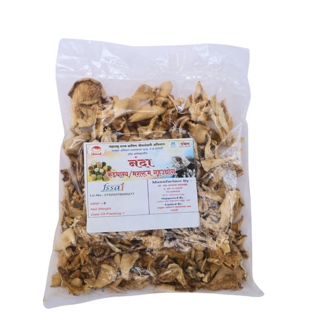 NANDA Dried Mushroom, Prerna SHG, Natural, Healthy, Best Quality, Pack of 100 gms