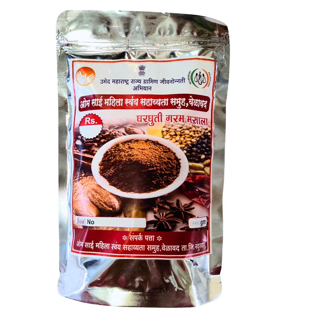 Om Sai SHG Garam Masala – Organic, No Artificial Color | 100% Pure & Chemical Free | Nandurbar | 1000 gm