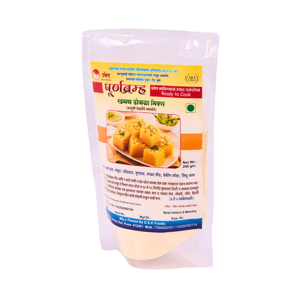 PURNBRAMHA - Dhokala mix | Natural, Pure, Traditional, Handmade | 200g
