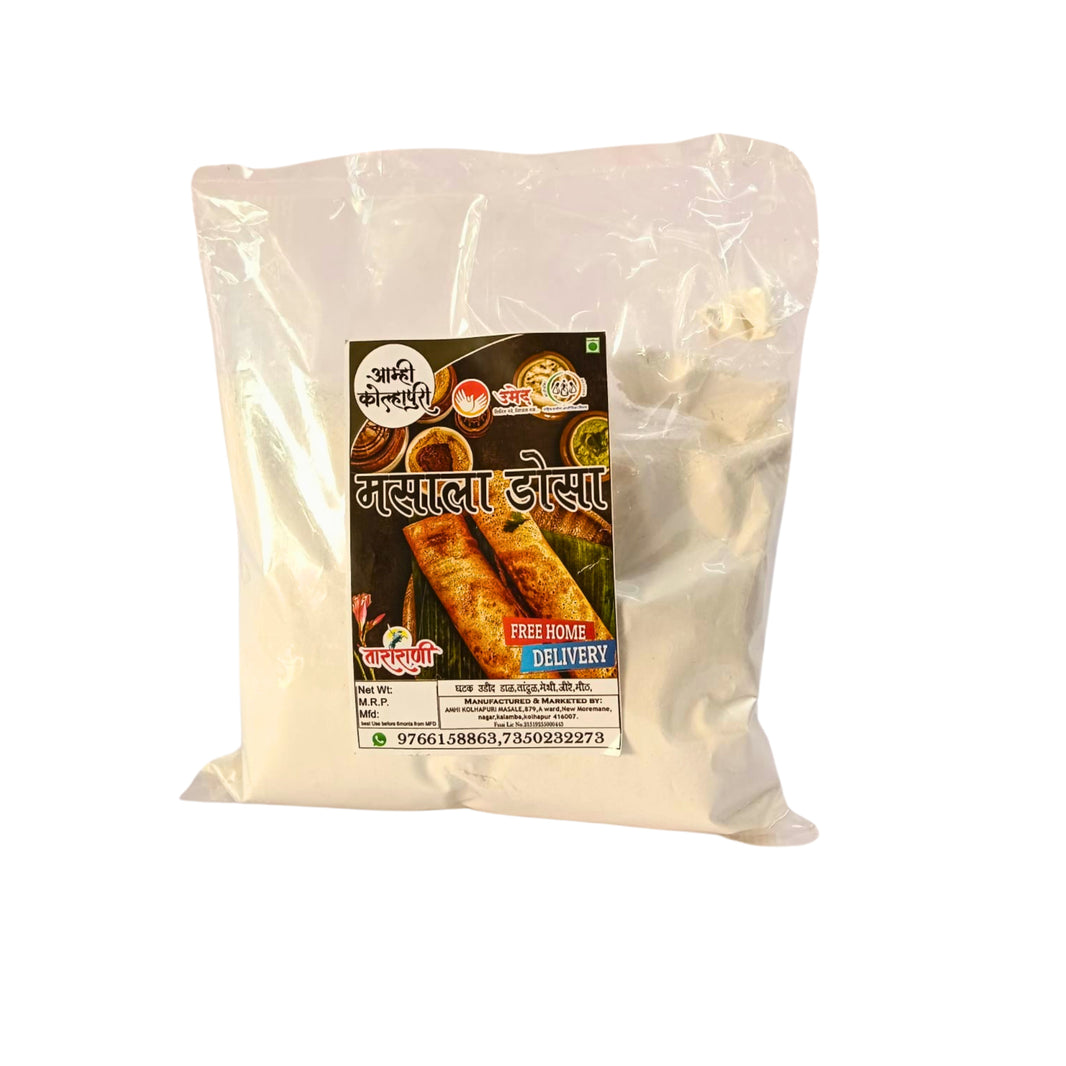 AMHI KOLHAPUR Masala Dosa Pith, Masala Dosa Flour, Mai SHG, Natural Ingredients, No Artificial Essence, Pack of 500 gm