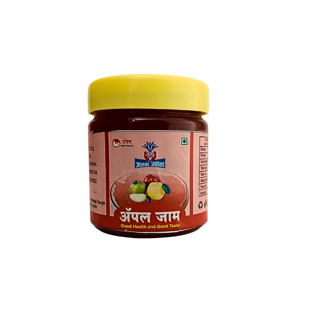 Jalna Jivika, Samarth Utpadak Gat, Apple Jam With Natural Apple Fiber And Pulps, Healthly, Best Quality, Pack Of 500 gms
