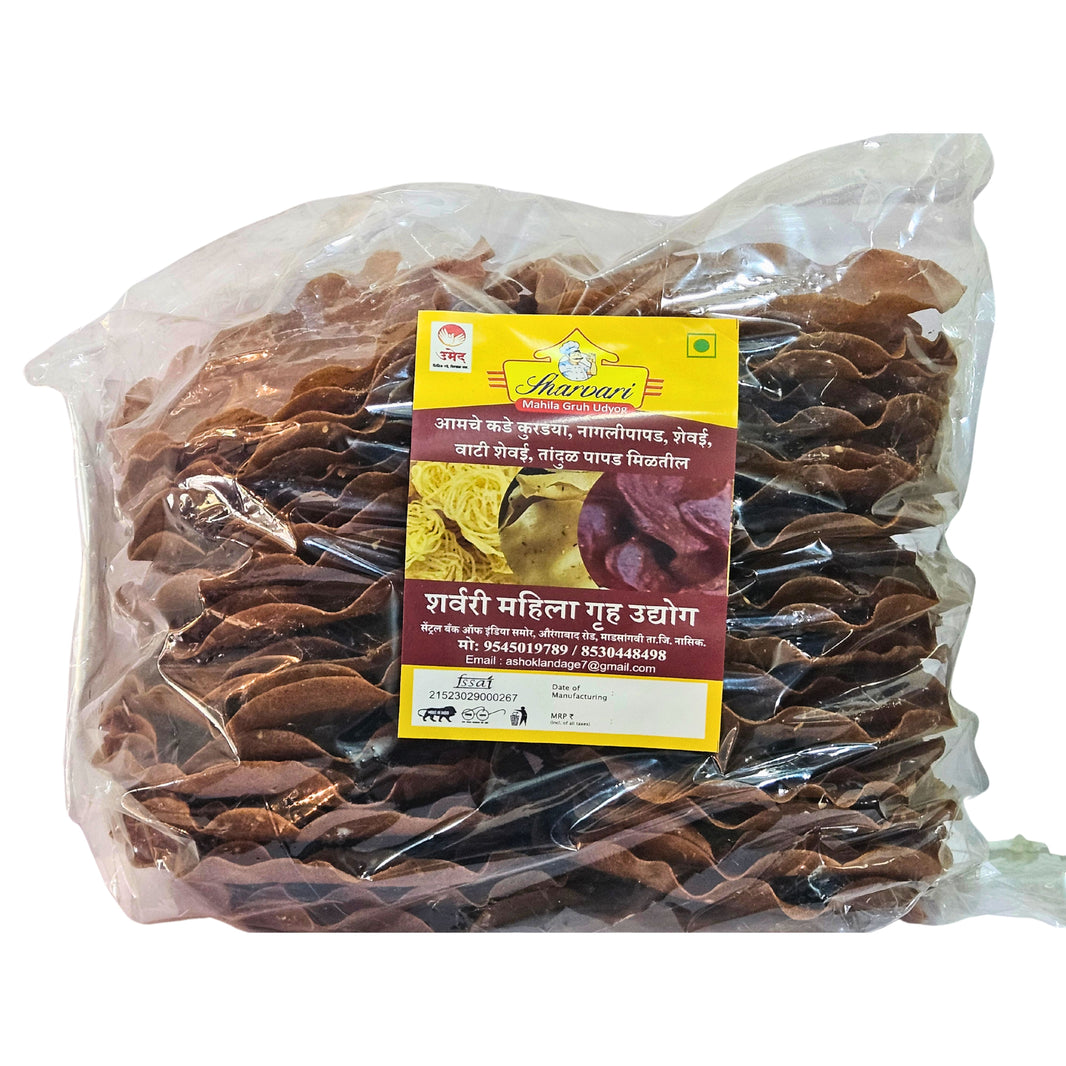 SHARVARI, Nagali Papad, Handmade, Abhinandan SHG, High-Quality Ingredients, Crispy, Flavor, Pack of 1000 gms
