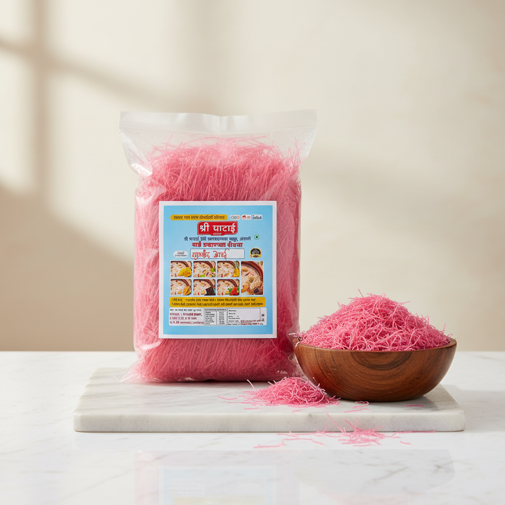 GHATAIDEVI SHG, Gulkand Shevai, No Maida Made By Natural Ingredients, Pack of 200 gm