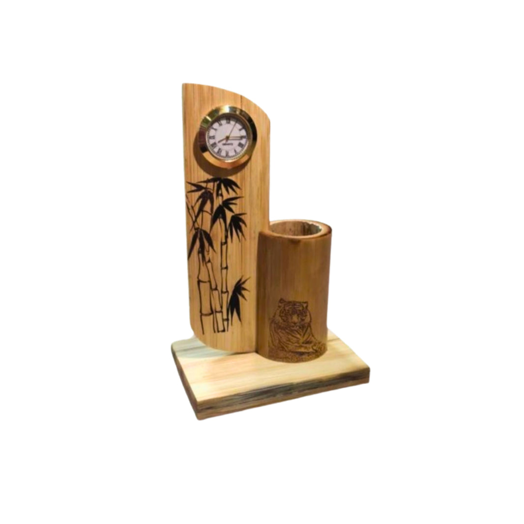 MANIKAFDEVI SHG, Made by Naturtal  Wooden Table Watch Handmade, Pack Of 1