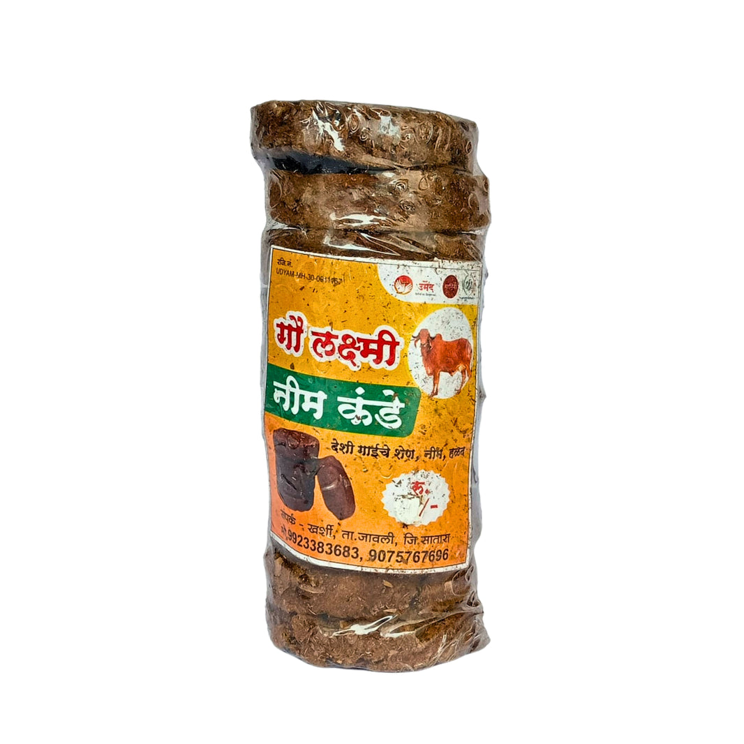 GAULAXMI PANCHAGAVYA PRODUCTS Neem Kande, Yashashree SHG, Charcoal Free, Long Lasting, Made By Cow Dung, No Artificial Essence, Pack of 10 Kande
