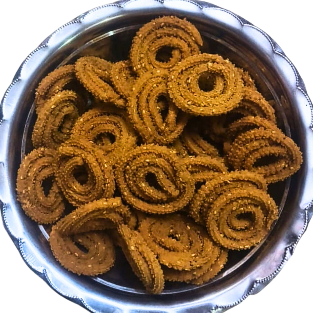 MADHURA Bhajani Chakali | Homemade | No Added Colour | No Added Flavour | High in Protein | Pack of 500gm