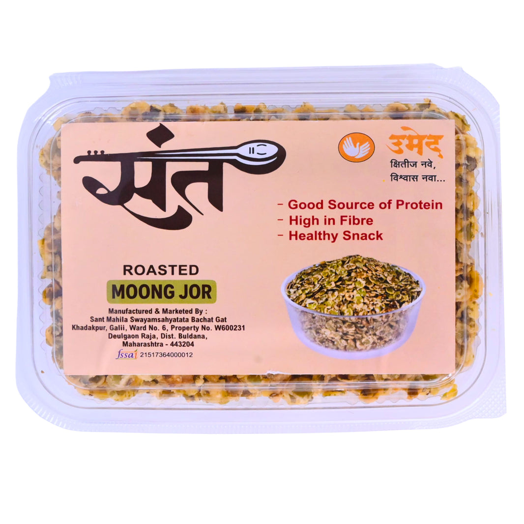 SANT - Roasted Moong Jor | Natural, Authentic, No Chemicals, No Artificial Color | 200gm