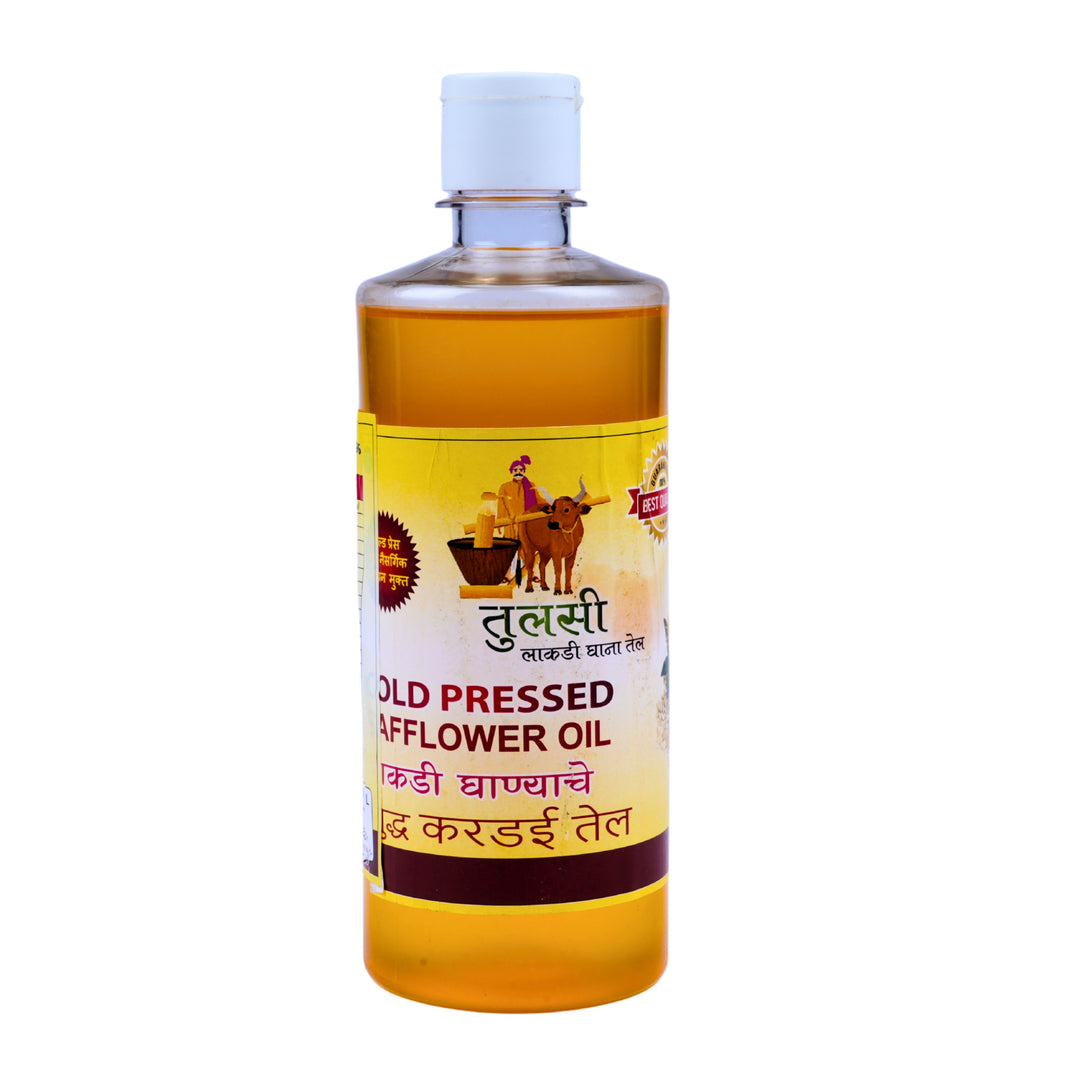 SAKSHAM Safflower Oil | Cold-Pressed, Heart-Healthy, Light & Smooth, Preservative-Free | Pack of 200 ml
