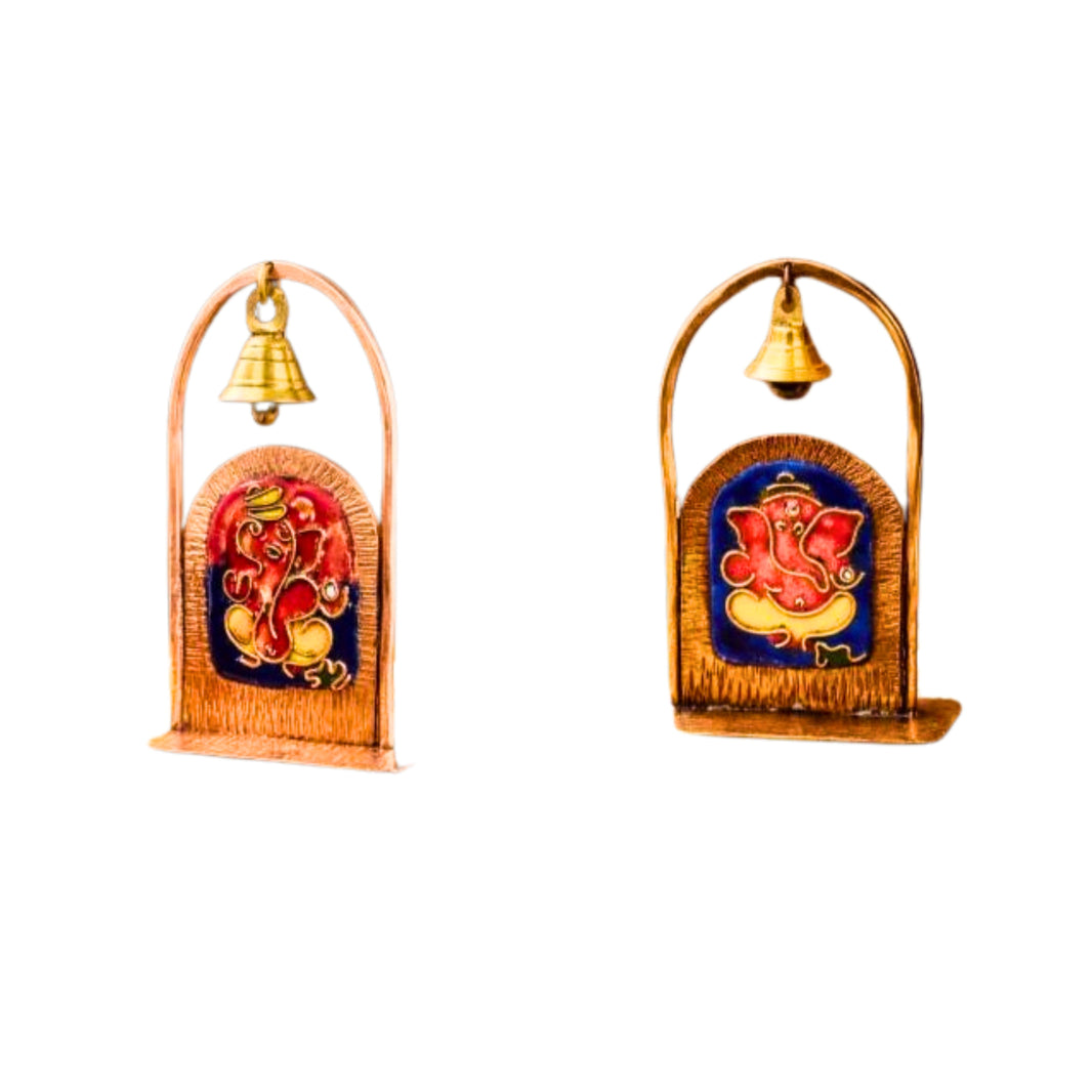 TAMRAKALA Copper Ganesh Pack Of 1 Item Traditional Decorative Ganesh Idol Copper Finish Pooja And Gifting