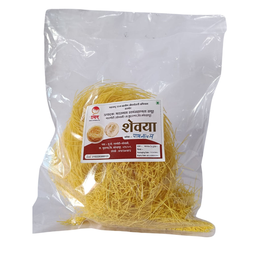 BHARATMATA Pineapple Shevai, No Maida, Bharatmata SHG, Made By Natural Ingredients, Pack of 500 gm