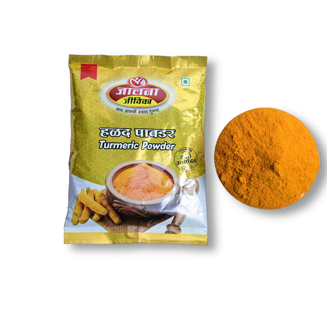 Jalna Jivika Turmeric, Damini Turmeric Producer Group, Natural Healthly, Best-quality, Pack of 100 gms
