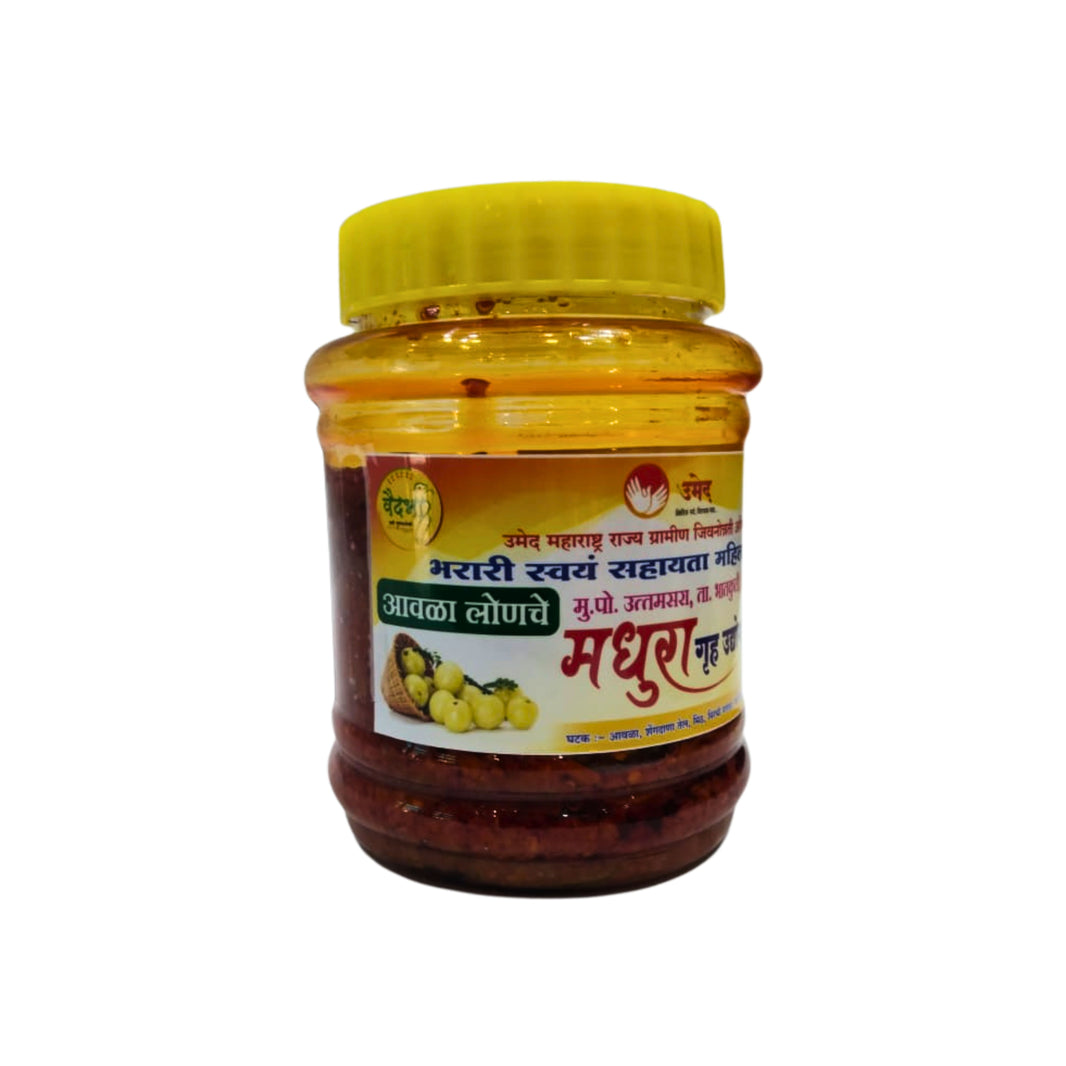 MADHURA Aonla Pickle, Natural Ingredients, No Artificial Colour, Pack of 250 gm