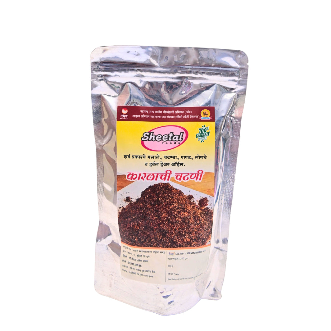 SHEETAL FOODS, Karala Chutney, Adarsha SHG, Pack of 200 Gm
