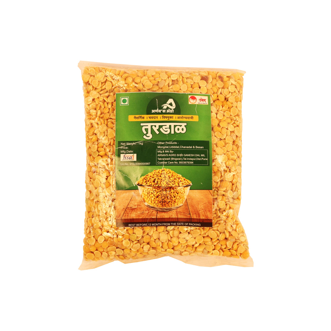 ARNAV'S AGRO - Tur Daal | Traditional Recipe, Handmade with Care, Authentic Flavor | Pack of 260 gm