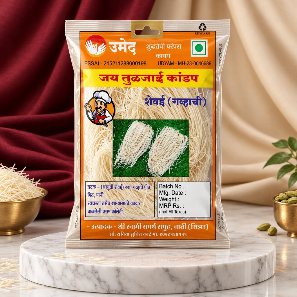 SHREE SWAMI SAMARTH – Udid Papad | Crispy, Handmade, Traditional, No Preservative | Pack of 1 kg