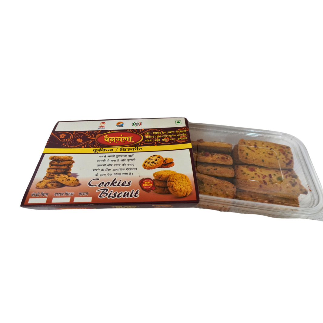 VAINGANGA Mix Fruit Cookies, Unnati SHG, No Maida, No Artificial colour, Pack of 200 gm