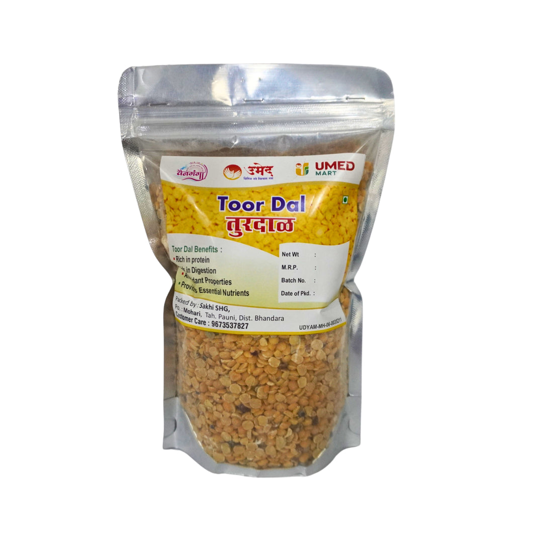 VAINGANGA Tur Dal, Sakhi SHG, Natural, Healthy, Best Quality, Pack of 500 gm