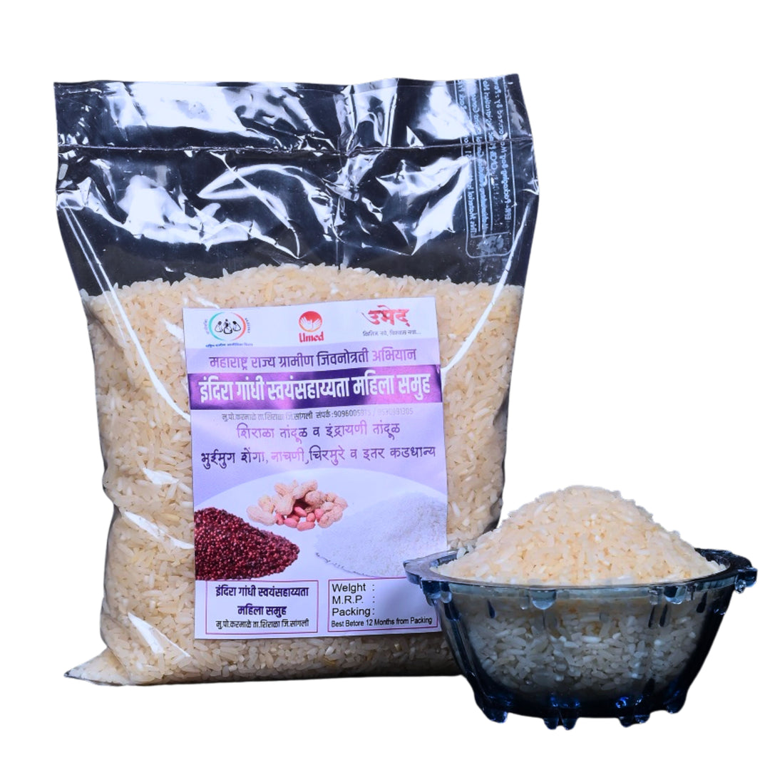 INDIRA GANDHI - Shirala Rice | Premium Quality, Authentic Flavor, Nutrient-Rich, Chemical-Free & Safe | Pack of 1000g