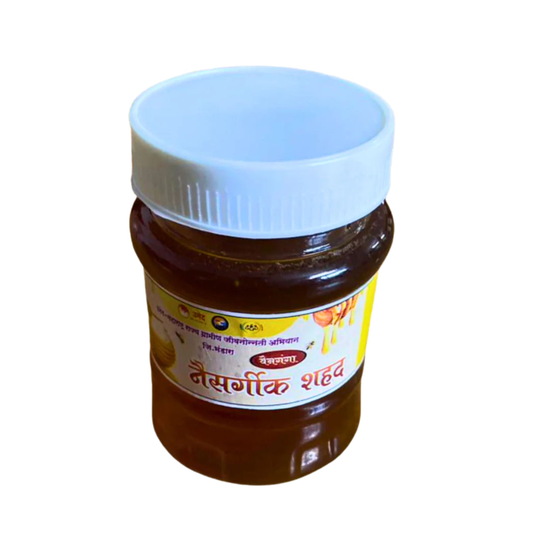 VAINGANGA Handmade Premium Natural Honey Pack of 200 gm Sweet Chemical Free Pure Rural Harvest No Artificial Colour No Added Flavour Healthy Daily Use