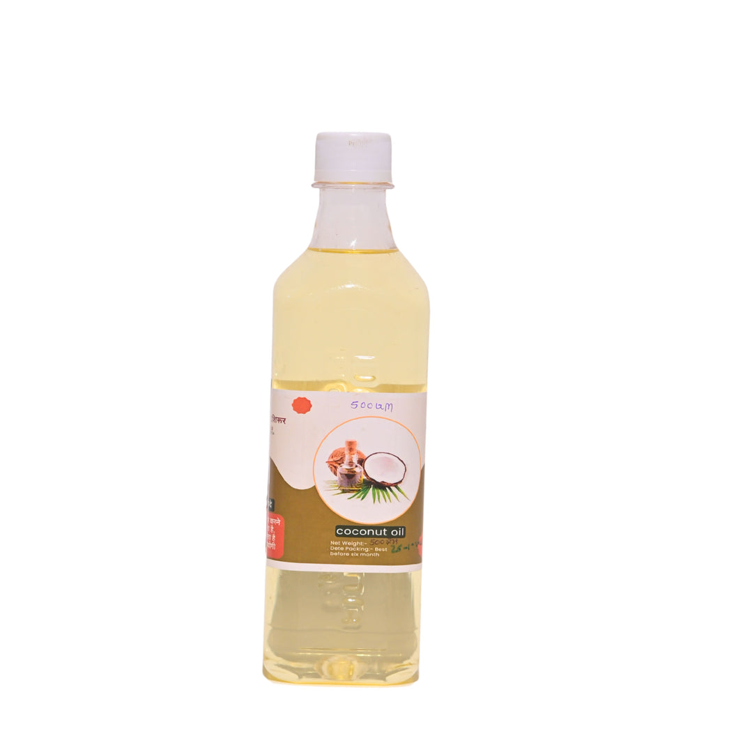 DURGA Cold Oil Coconut Oil, wooden Pressed Oil, Durgadevi SHG, Natural, Chemical Free, 500 ml