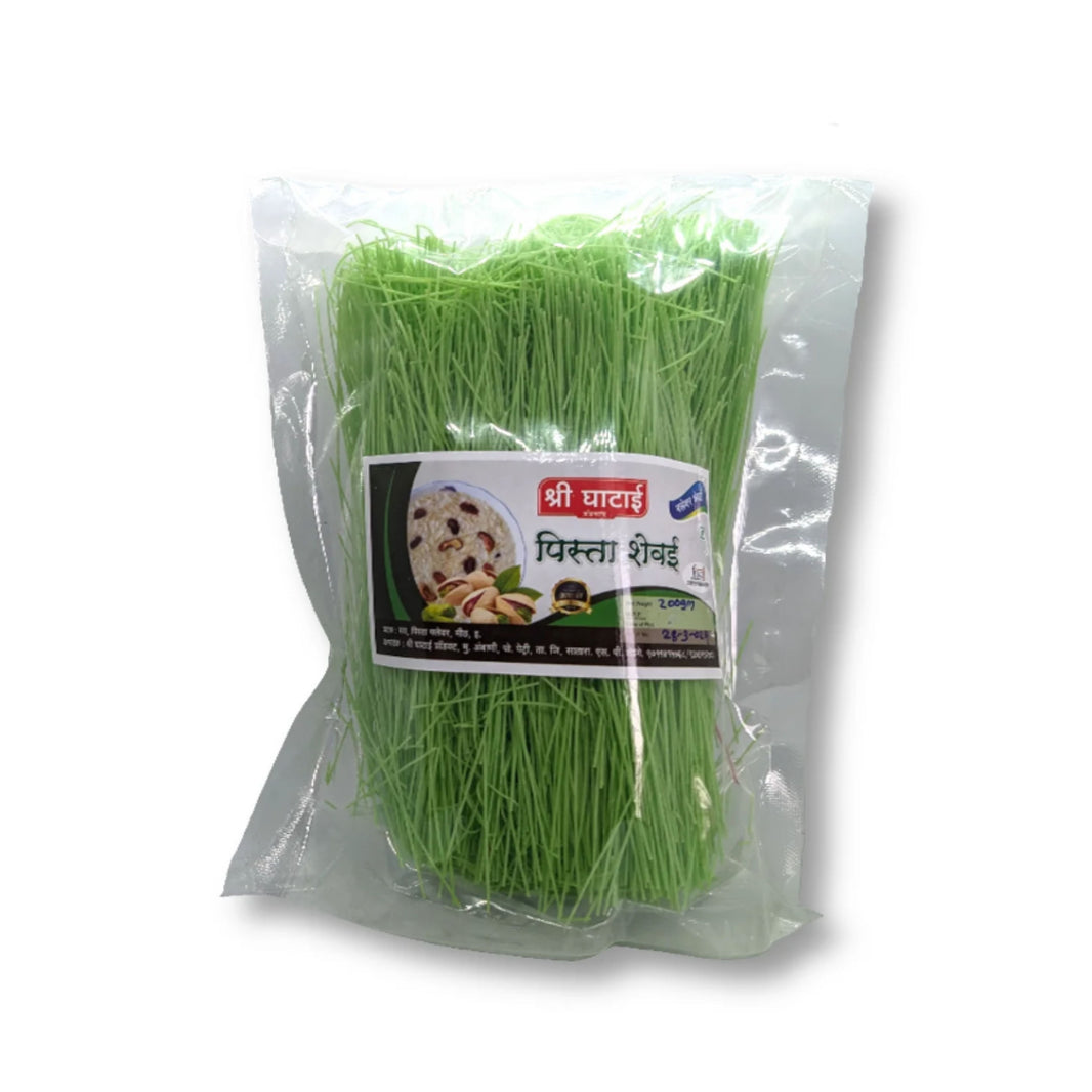 GHATAIDEVI SHG, Pista Shevai, No Maida Made By Natural Ingredients, Pack of 200 gm