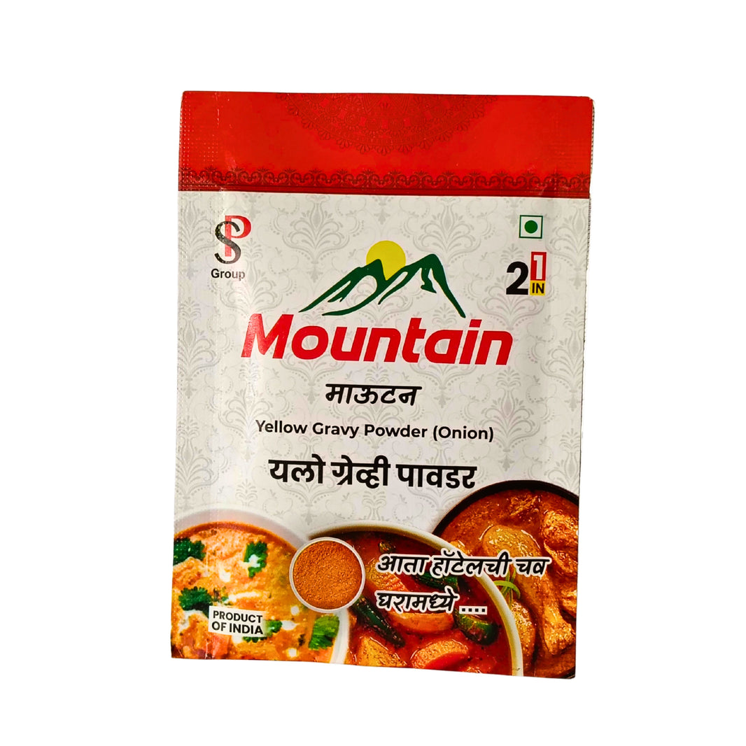 MOUNTAIN Yellow Gravvy Powder, Ready To Cook, Rajeshwari SHG, 25 grams