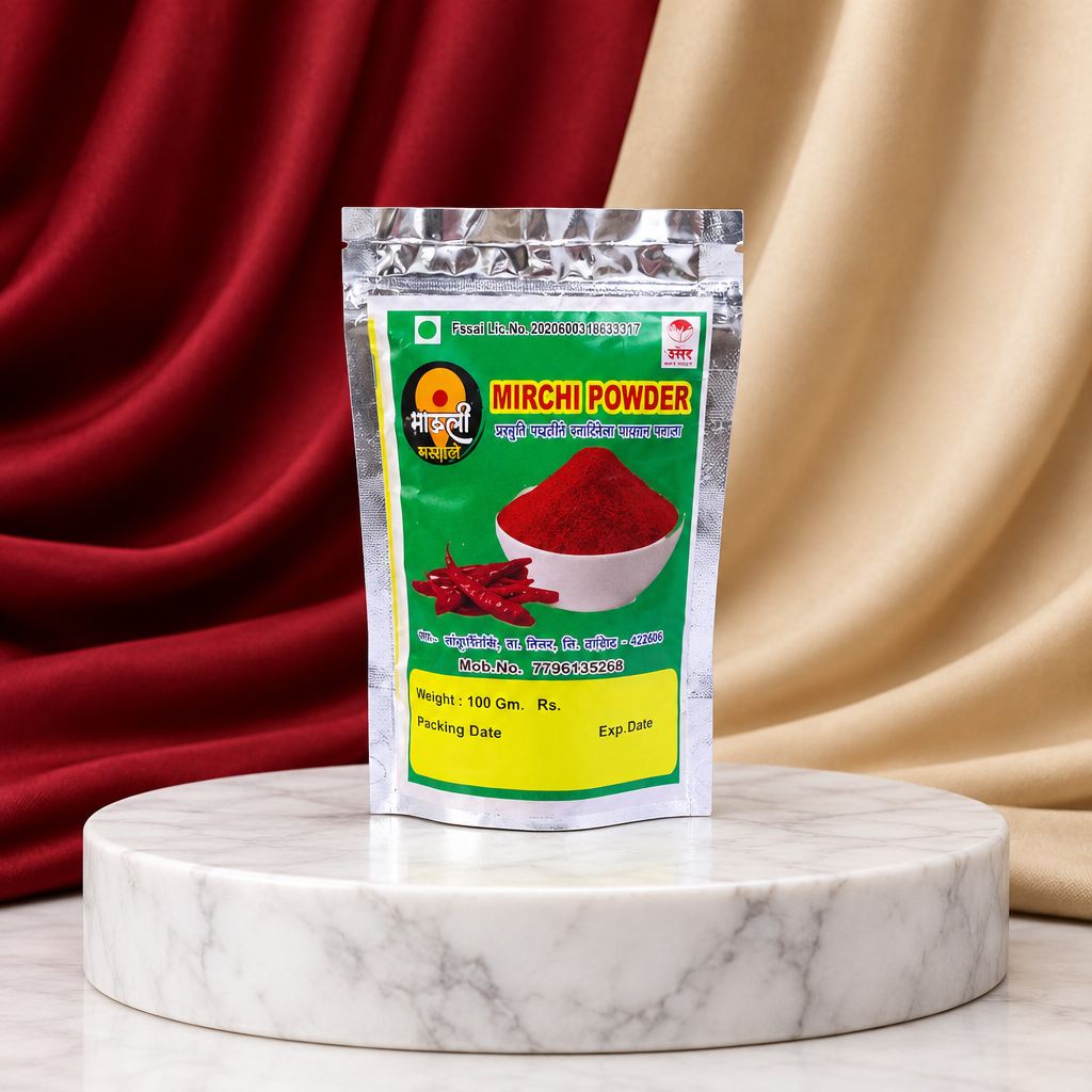 MAULI, Chilli Powder, Renukamata SHG, No Added Colours & No Preservatives, Pack Of 100 gm