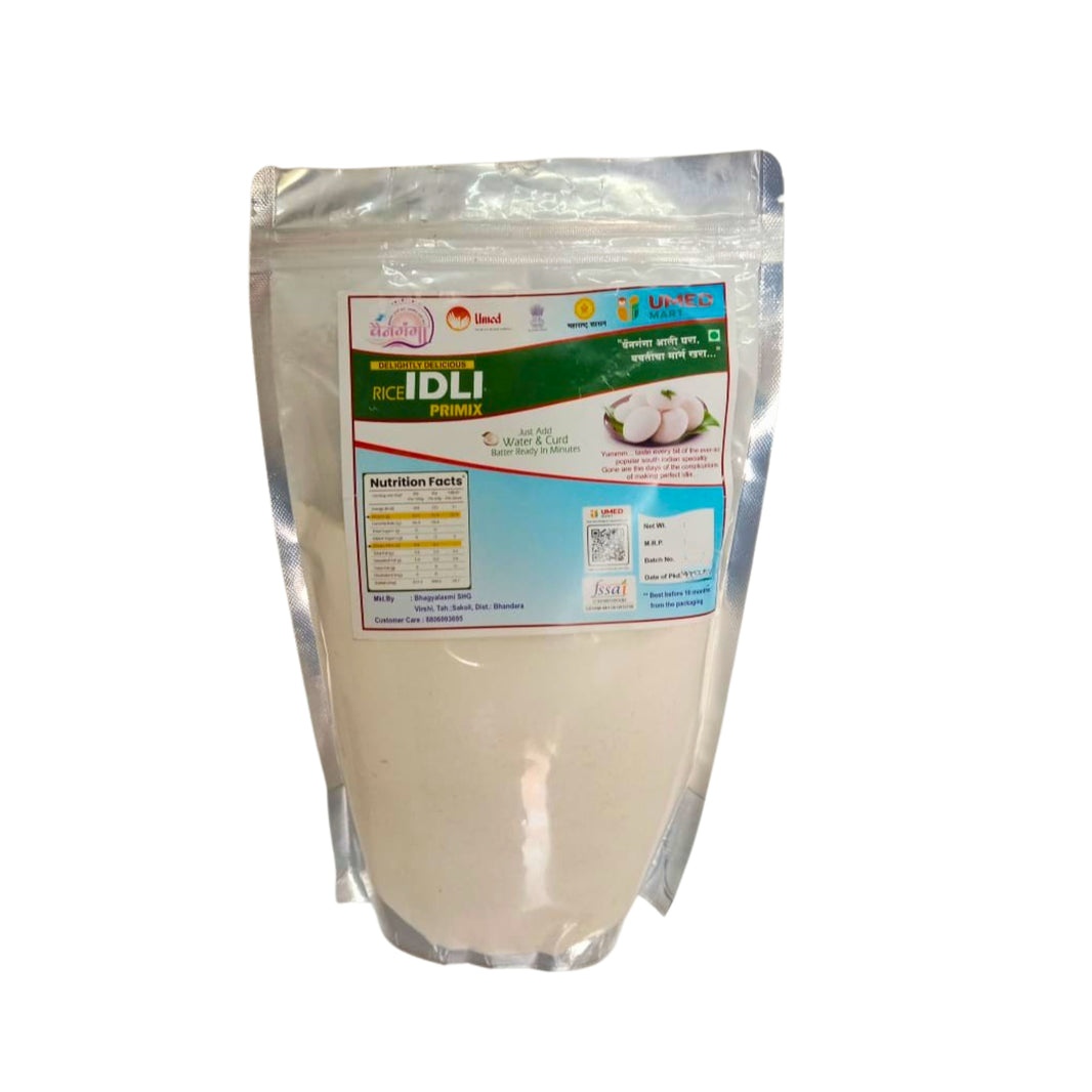 VAINGANGA Idli Premix,Naari Ekta SHG, Natural Ingredients, No Artificial Chemical, Pack of 500gm