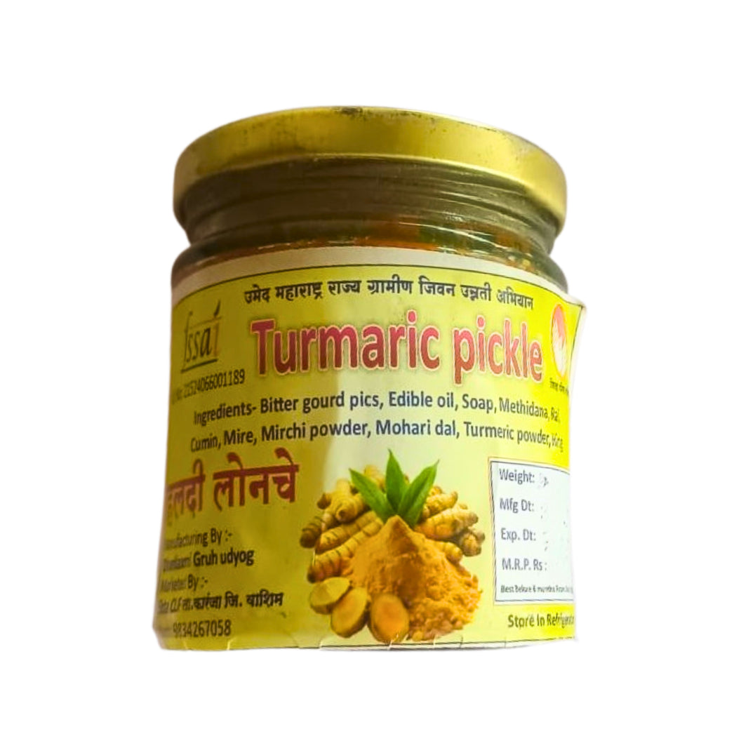 EKTA – Turmeric Pickles - Premium Quality, Handmade with Care, Authentic, Durable - Pack of 200 gm