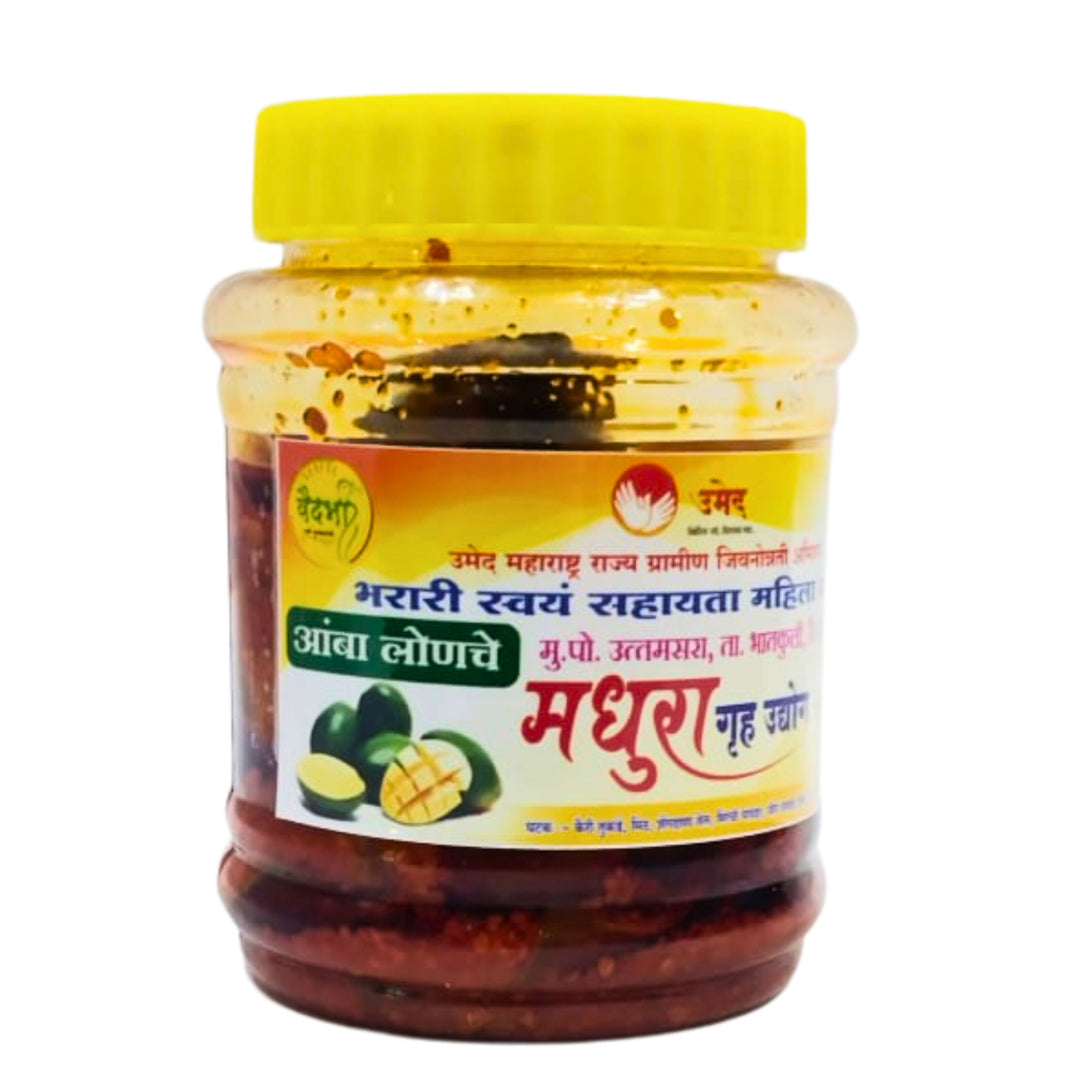 MADHURA Mango Pickle, Natural Ingredients, No Artificial Colour, Pack of 250 gm