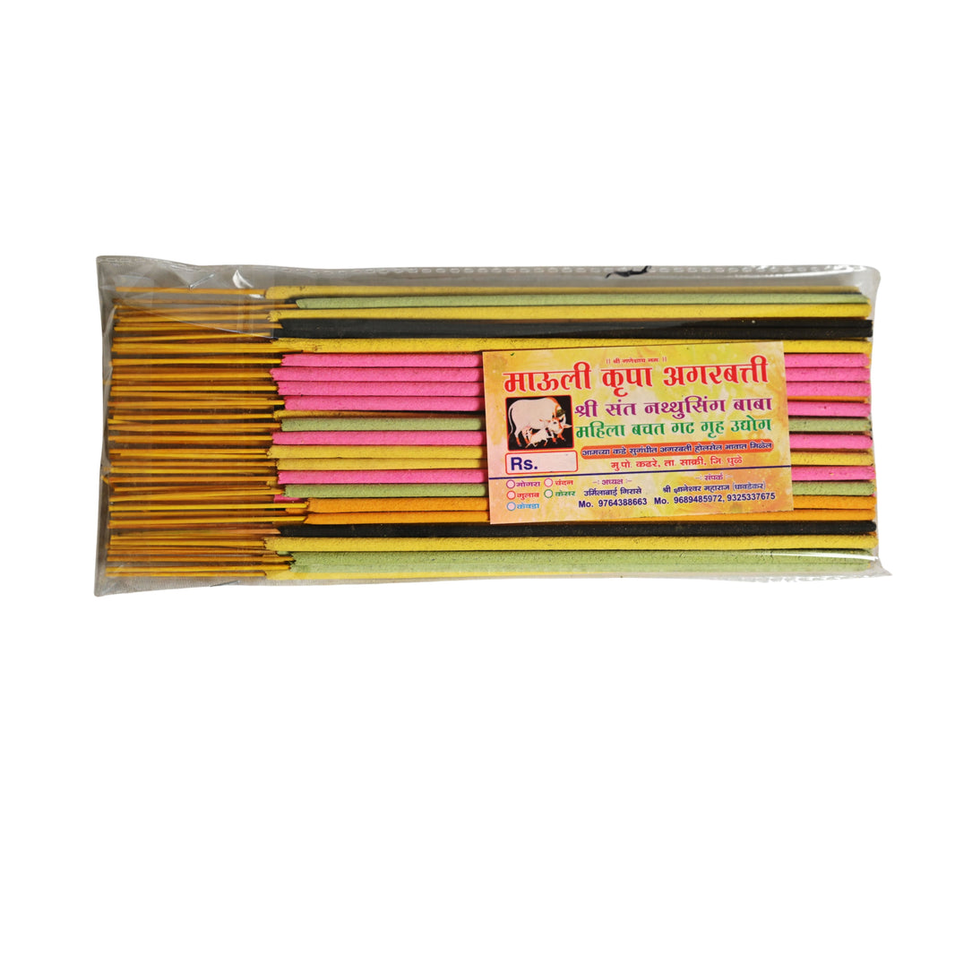 MAULI Mix Agarbatti Pack Of 300gm Long Lasting Fragrance Pooja Home Temple Meditation Spiritual Premium Quality