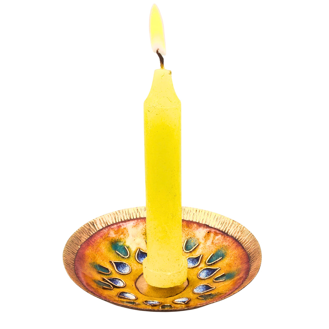 TAMRAKALA Round Candle Stand Pack Of 1 Item Decorative Home Decor Lighting Accessory Festive Display