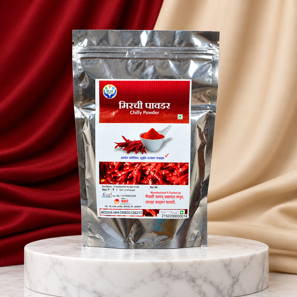 VAISHNAVI SHG, Produced By SHG Women, Natural Chilli Powder, Pack Of 1