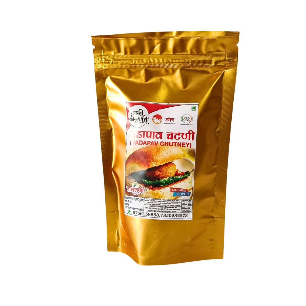 AMHI KOLHAPUR Vadapav Chutney, Mai SHG, Natural Ingredients, No Artificial Essence, Pack of 200 gm