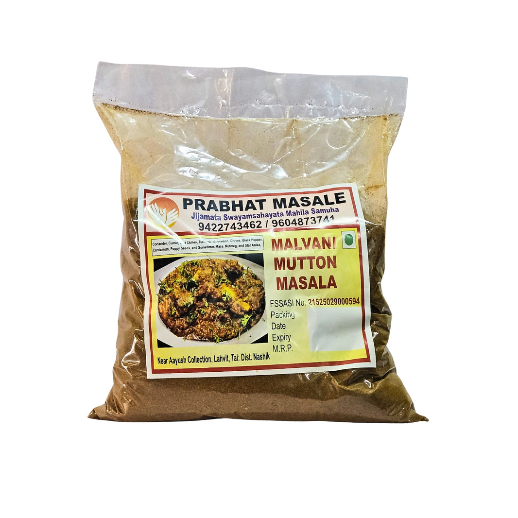 PRABHAT, Malwani Meat Masala, Jijamata SHG, No Added Colours & No Preservatives, Pack Of 1000 gm