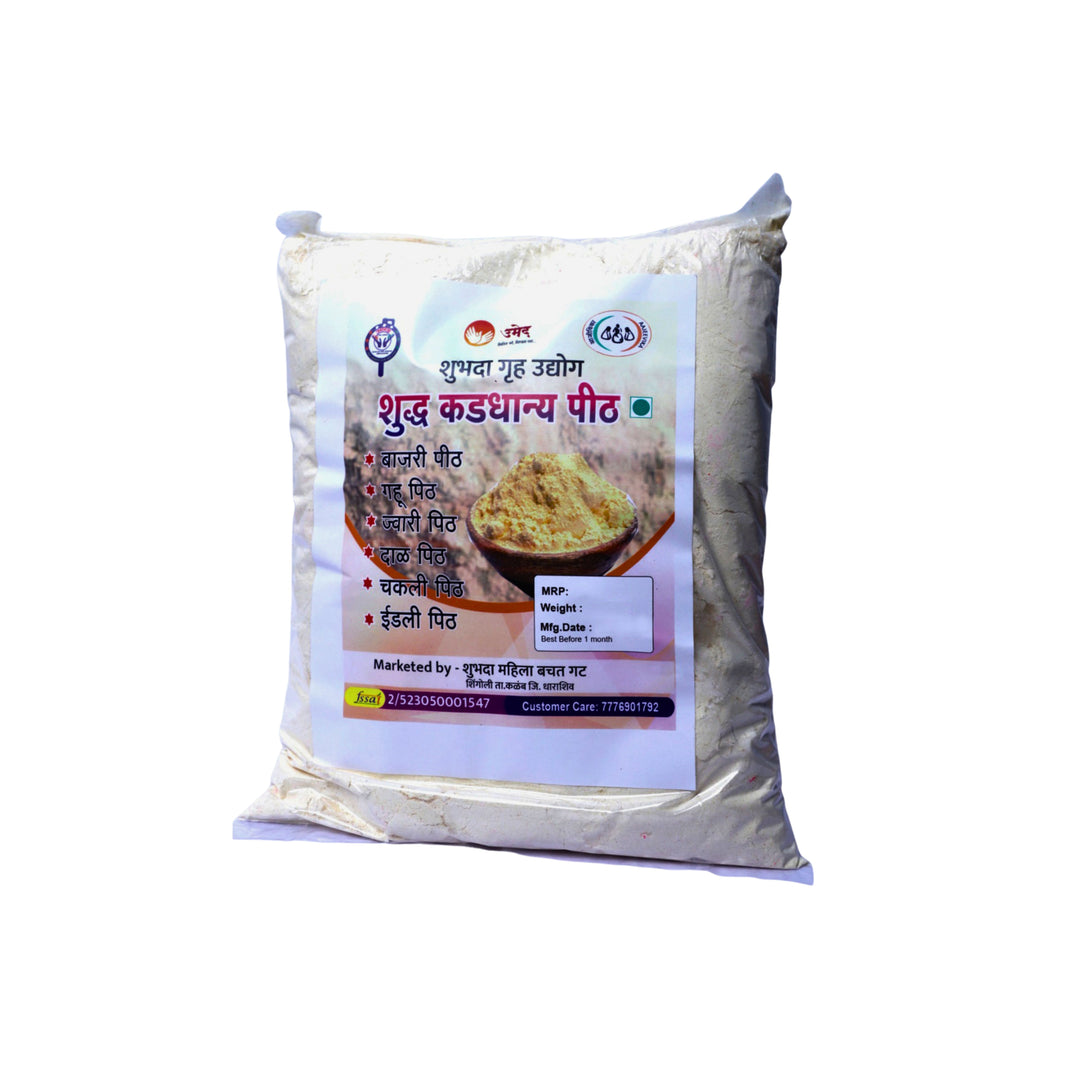 SHUBHDA Mixed Pulse Flour Kaddhanya Peeth Pack of 500 gm Protein Rich Multigrain Lentil Flour Nutritious Everyday Cooking Blend