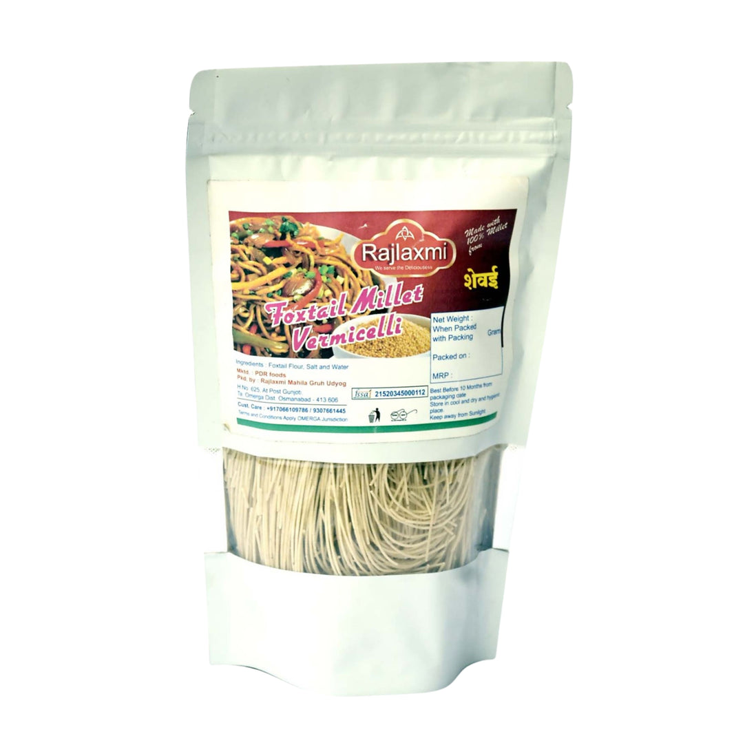 RAJLAXMI Foxtail Millet Vermicelli Pack of 200 gm Nutritious Sevaiya Traditional Millet Healthy Kitchen Ingredient Light Quick Cooking Food