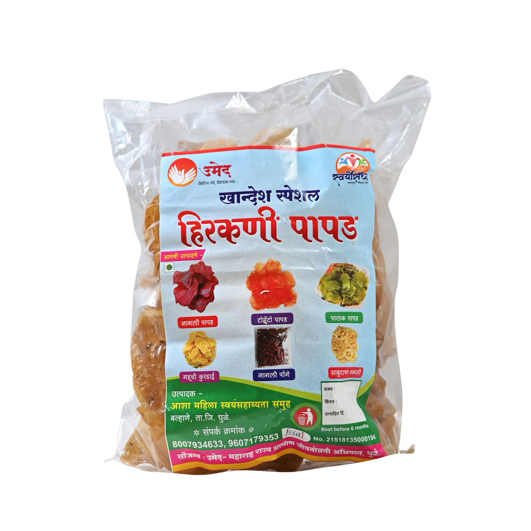 HIRAKANI Tomato Papad Pack Of 500gm Traditional Tomato Papad Ready To Fry Crispy Homemade Authentic Taste Premium Quality