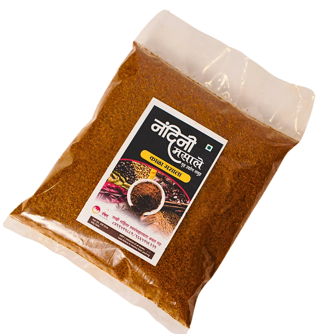 NANDINI MASALE, Kala Masala, Sakhi SHG, Natural Ingredients, No Artificial Essence, Pack of 200 gm