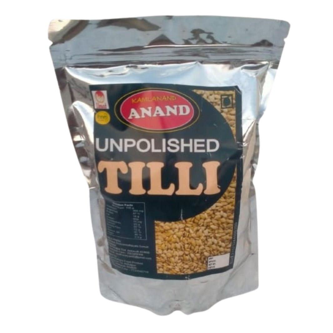 ANAND, Unpolished Til, Sesamum, Rohidas SHG, Natural, Healthy, Best Quality, Pack of 500 gms