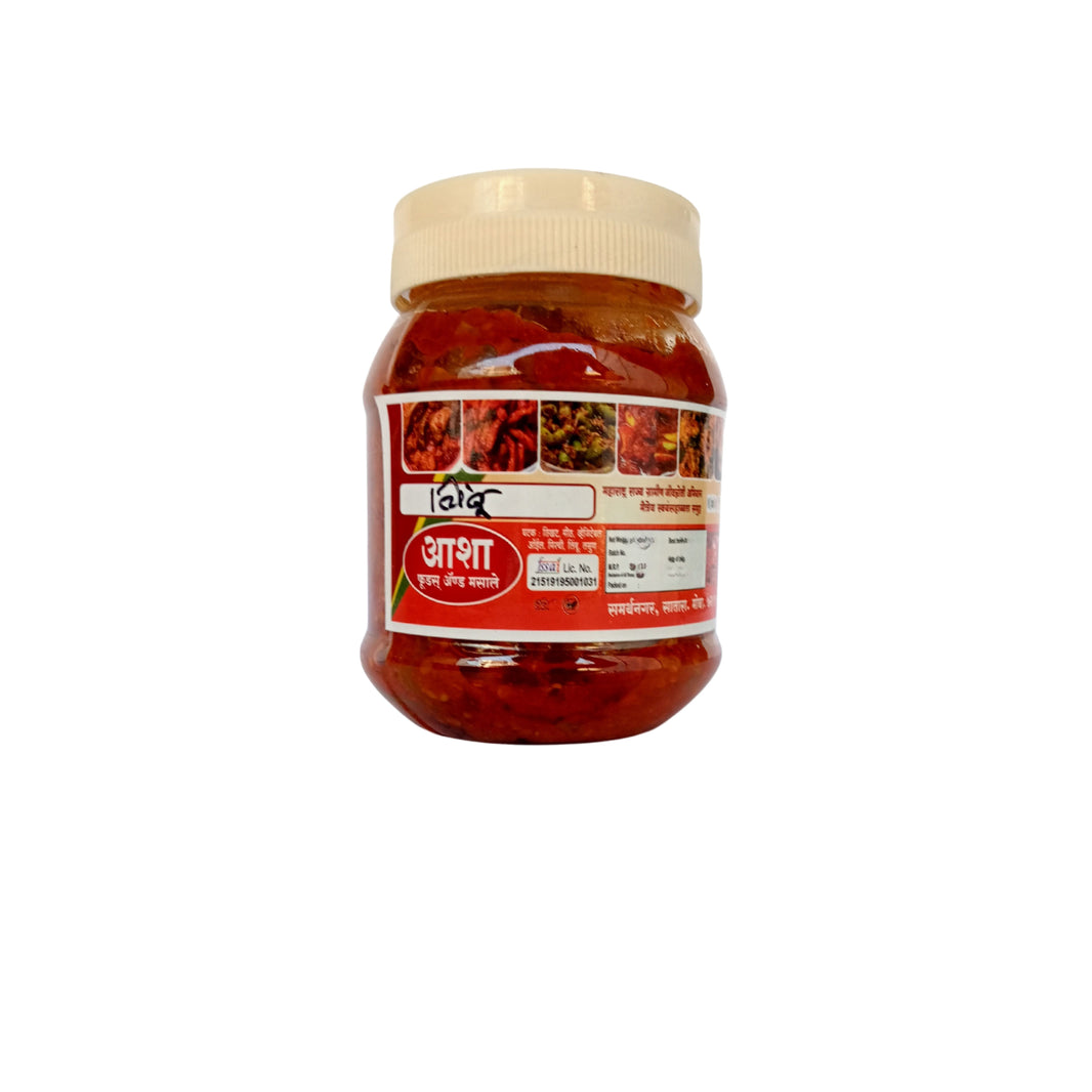 ASHA FOODS Lime Pickle, Limbu Lonache, Maitrey SHG, Natural Ingredients, No Artificial Colour, Pack of 250 gm