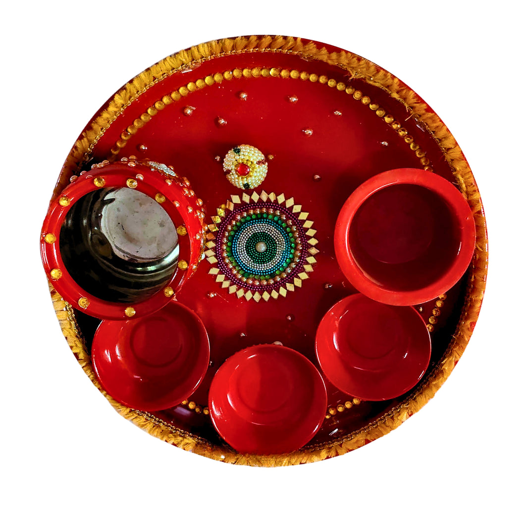 AMBIKA BHAVANI - Pooja Thali | Authentic, Freshly Made, No Artificial Flavor, Healthy Snack | 1 Pic.