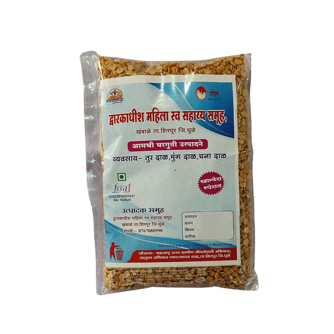 DWARKADISH Turdal Pack Of 1000gm Premium Pigeon Pea Dal Natural Protein Rich Daily Cooking Clean Processed Quality