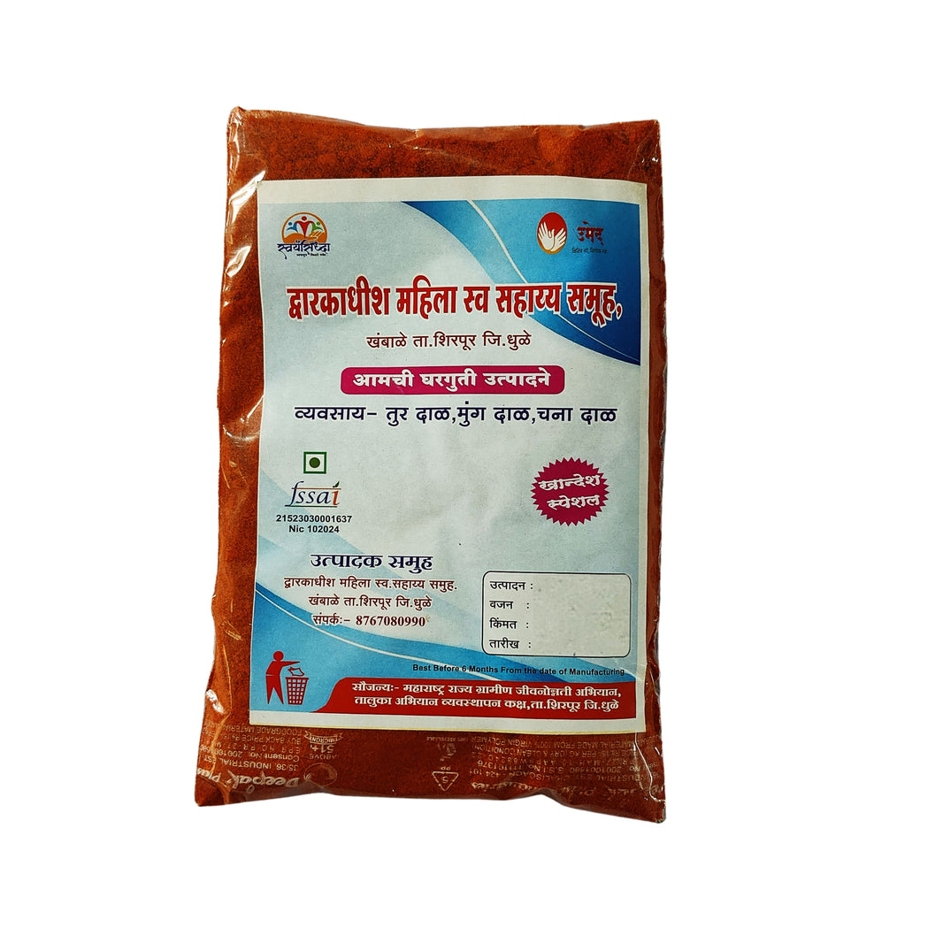 DWARKADISH Mirchi Powder Pack Of 1000gm Natural Red Chilli Spice Fresh Aroma Rich Colour Daily Cooking Premium