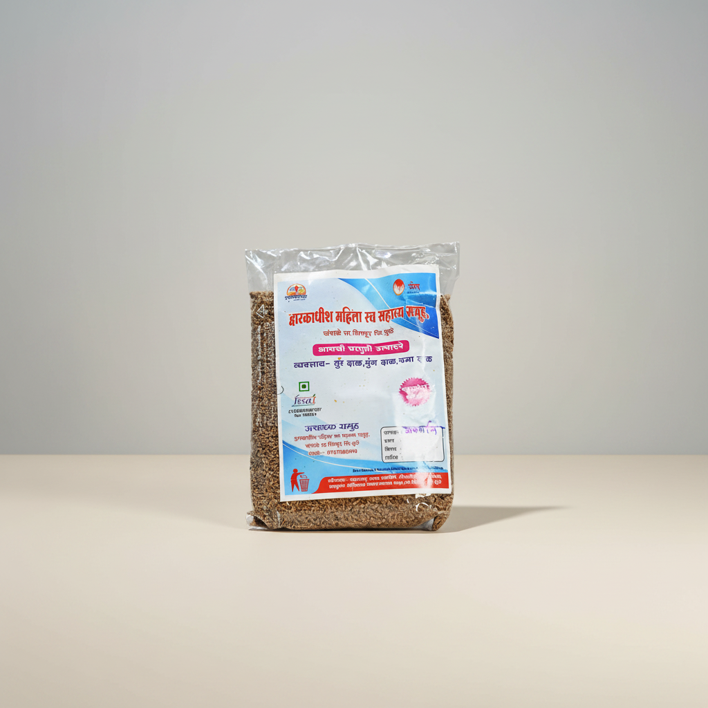 DWARKADISH Ajwain Pack Of 1000gm Natural Carom Seeds Fresh Aroma Premium Spice Daily Cooking Traditional Quality