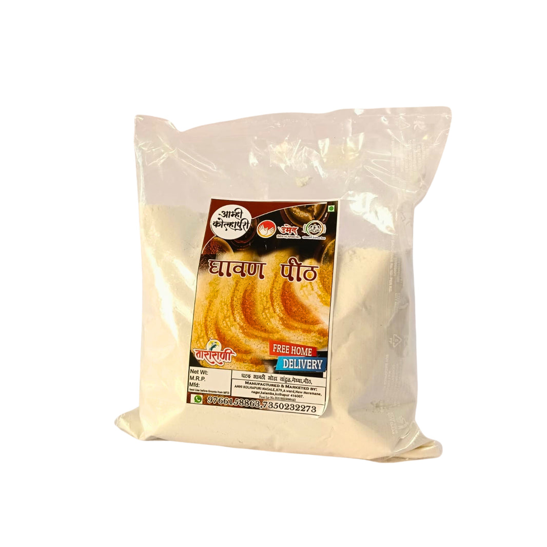 AMHI KOLHAPUR Ghavan Pith, Ghavan Flour, Mai SHG, Natural Ingredients, No Artificial Essence, Pack of 500 gm